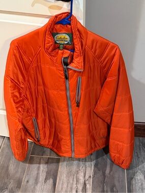 Cabela's Bright Orange Outdoor Gear Quilted Jacket